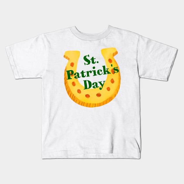 St. Patrick Day Kids T-Shirt by Purwoceng